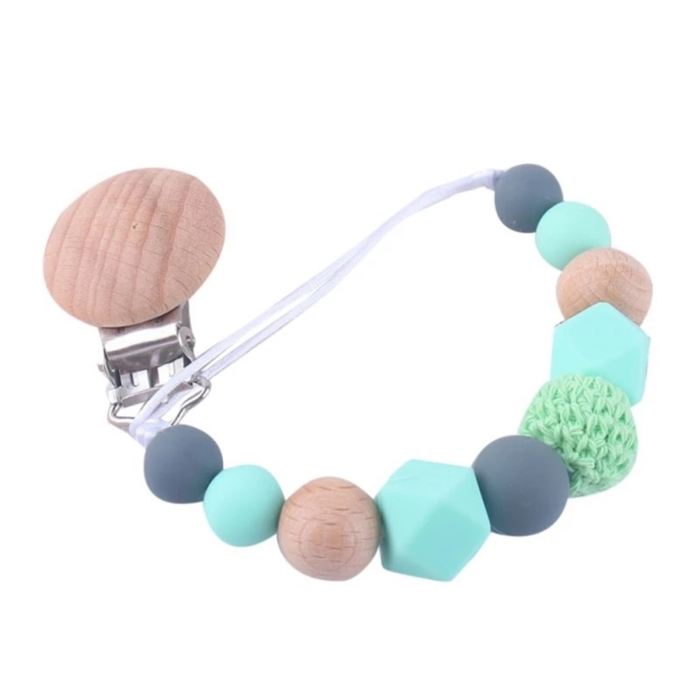 Silicone pacifier holder